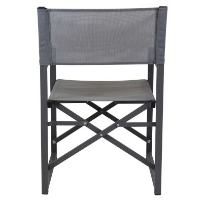 DEXTER - set tavolo in alluminio cm 200/300 x 100 x 74 h con 6 poltrone Carpenter