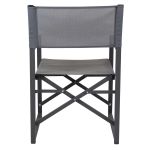 DEXTER - set tavolo in alluminio cm 200/300 x 100 x 74 h con 6 poltrone Carpenter