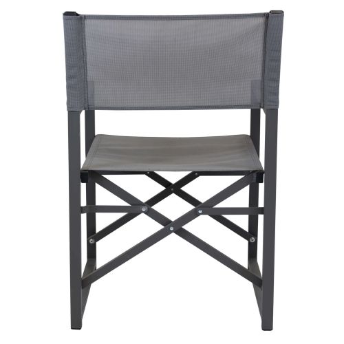 DEXTER - set tavolo in alluminio cm 200/300 x 100 x 74 h con 6 poltrone Carpenter