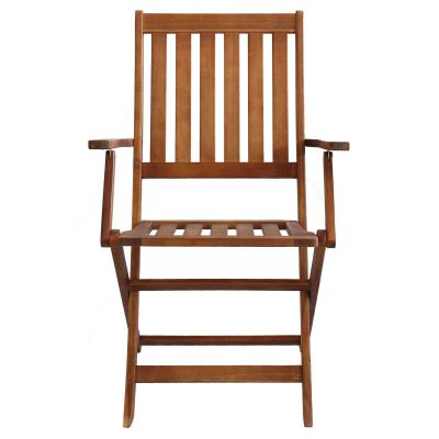 DRESDA - poltrona da giardino pieghevole in legno massiccio di acacia