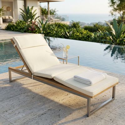 LIVES - cuscino lettino con doppia cucitura idrorepellente a quadri