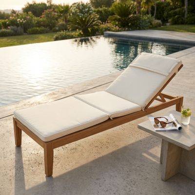 LIVES - cuscino lettino con doppia cucitura idrorepellente a quadri