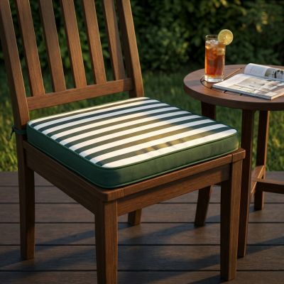 MADDY - Cuscino per seduta idrorepellente a righe