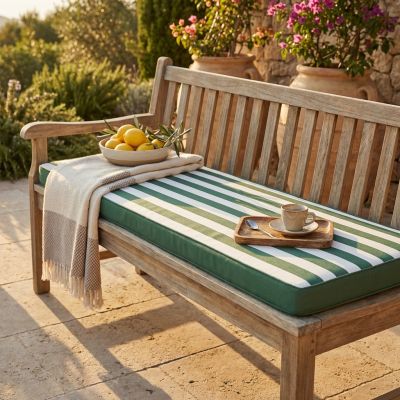 FLATTY - cuscino 110 con doppia cucitura idrorepellente a righe