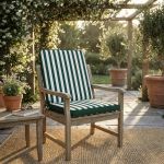 SANATY - cuscino medio con doppia cucitura idrorepellente a righe