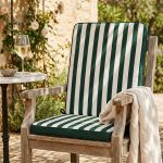 SANATY - cuscino medio con doppia cucitura idrorepellente a righe