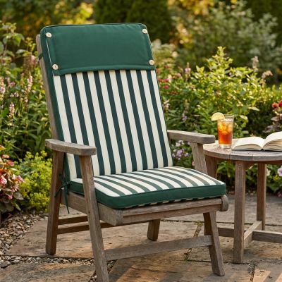 TOPPY - cuscino alto con doppia cucitura idrorepellente a righe