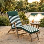 STRAND - cuscino sdraio con doppia cucitura idrorepellente a righe