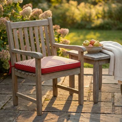 MADDY - Cuscino per seduta idrorepellente a righe