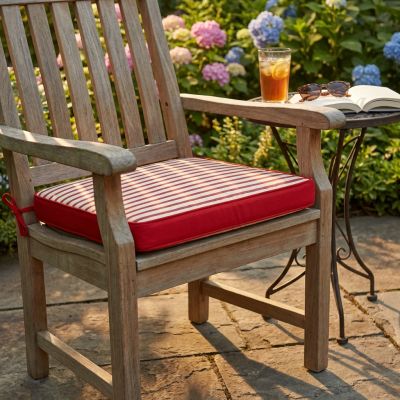 MADDY - Cuscino per seduta idrorepellente a righe