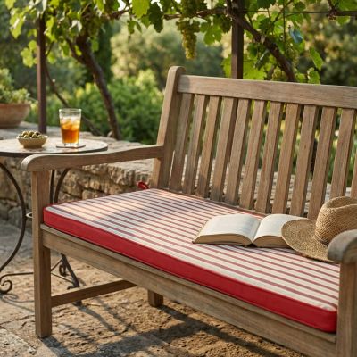 LONG FLATTY - cuscino 150 con doppia cucitura idrorepellente a righe