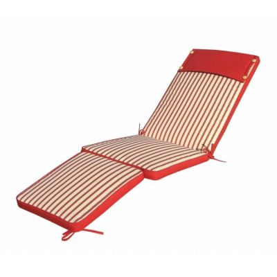 STRAND - cuscino sdraio con doppia cucitura idrorepellente a righe