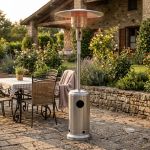 Fungo riscaldante a gas in acciaio