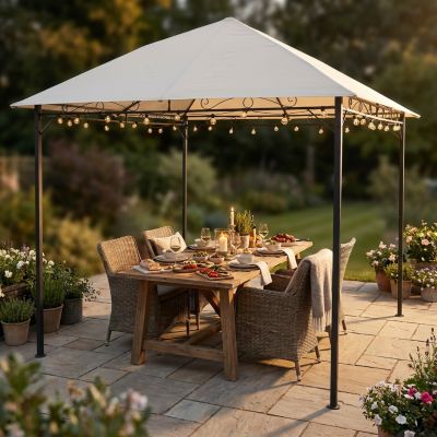 GREX - gazebo da giardino in acciaio 3 x 4 m