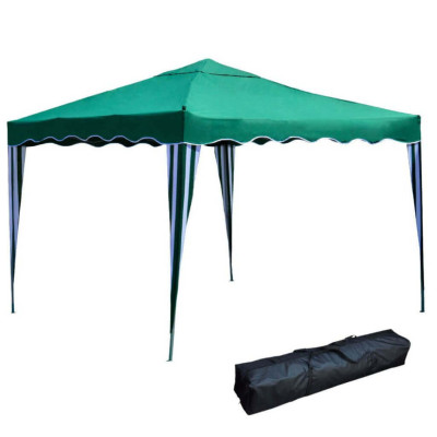 HEBES - gazebo pieghevole e richiudibile completo di sacca protettiva in acciaio 3 x 3 m