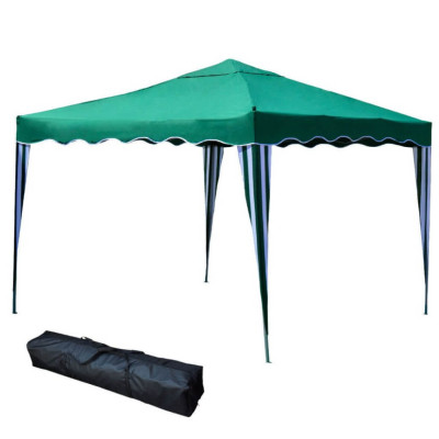 HEBES - gazebo pieghevole e richiudibile completo di sacca protettiva in acciaio 3 x 3 m