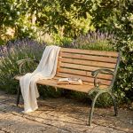 GINE LONG - panca in legno e ghisa