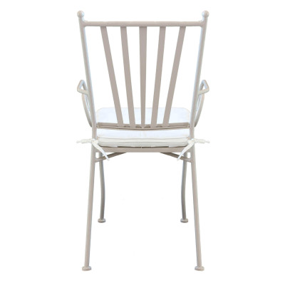 VENTUS - set tavolo in alluminio e teak cm 160 x 90 x 74 h con 4 poltrone Ventus