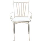 VENTUS - set tavolo in ferro cm 160 x 90 x 74 h con 6 poltrone Ventus