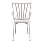 VENTUS - set tavolo in ferro cm 160 x 90 x 74 h con 6 poltrone Ventus