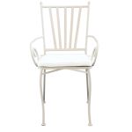 VENTUS - set tavolo in ferro cm 80 x 80 x 74 h con 4 poltrone Ventus