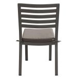 DEXTER - set tavolo in alluminio cm 200/300 x 100 x 74 h con 8 sedie Dexter