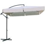 ACHILLES - ombrellone da giardino decentrato