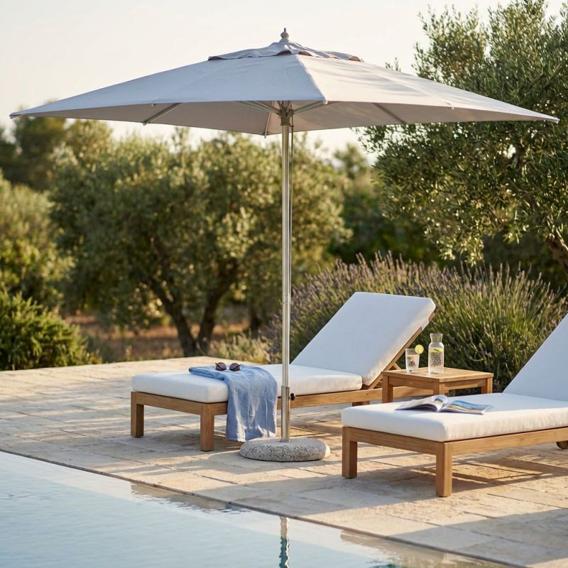 ACIS - ombrellone da giardino palo centrale in alluminio 3 x 3 m