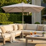 ABACUS - ombrellone da giardino palo centrale in alluminio 3 x 3 m