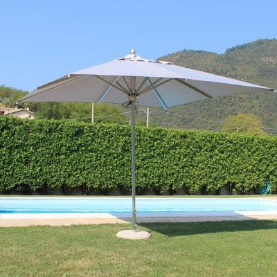 ABACUS - ombrellone da giardino palo centrale in alluminio 3 x 3 m