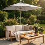 ABACUS - ombrellone da giardino palo centrale in alluminio 3 x 4 m