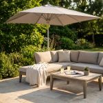 ABACUS - ombrellone da giardino palo centrale in alluminio 3 x 4 m