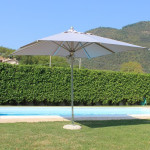 ABACUS - ombrellone da giardino palo centrale in alluminio 3 x 4 m