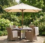 STATUS - ombrellone da giardino palo centrale in legno 3 x 3 m