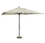 STATUS - ombrellone da giardino palo centrale in legno 3 x 3 m