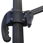 BACTRUS - ombrellone da giardino decentrato 3 x 4 m