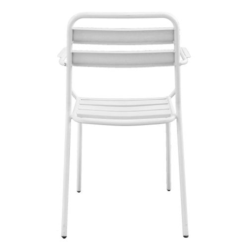 ROMANUS - set tavolo in metallo cm Ø 60 x 71h con 2 poltrone Romanus