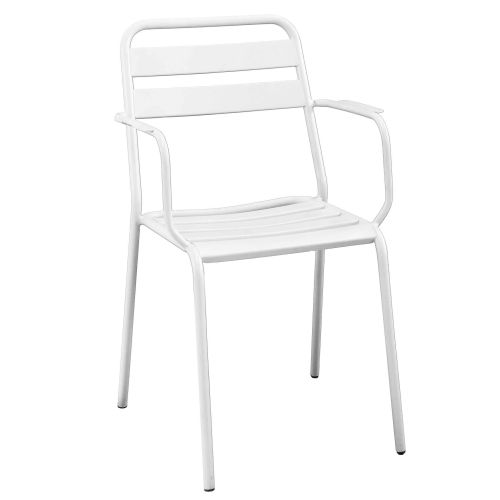 ROMANUS - set tavolo in metallo cm Ø 60 x 71h con 2 poltrone Romanus