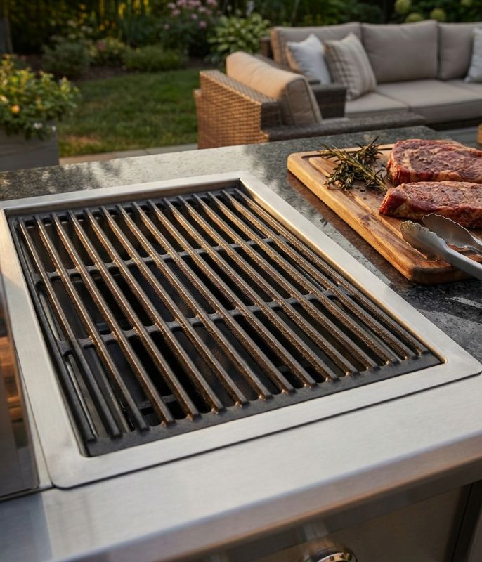 GRIGLIA - griglia in ghisa per barbecue STARK 3 fuochi