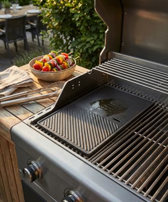 PIASTRA - piastra in ghisa per barbecue STARK 3 fuochi