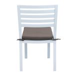 DEXTER - set tavolo in alluminio cm 160/240 x 90 x 75 h con 6 sedie Dexter