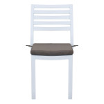 DEXTER - set tavolo in alluminio cm 160/240 x 90 x 75 h con 4 sedie Dexter
