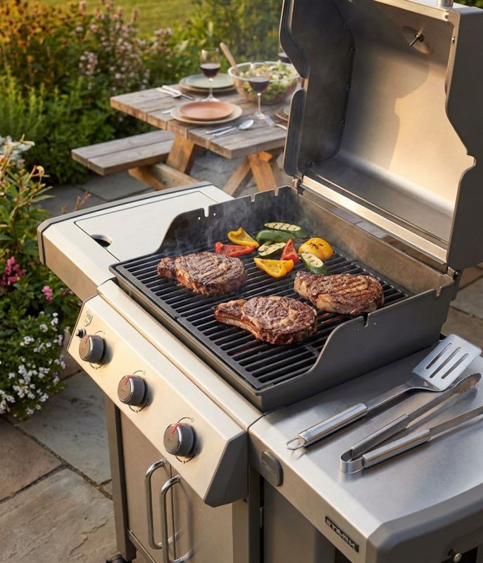 GRIGLIA - griglia in ghisa per barbecue STARK 4 fuochi