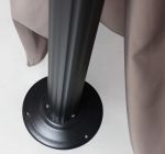 AULUS - gazebo da giardino in alluminio completo di pareti laterali 3 x 4 m