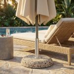 Base ombrellone palo centrale diametro tubo 58 mm