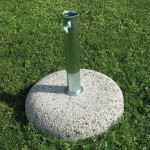 Base ombrellone palo centrale diametro tubo 58 mm