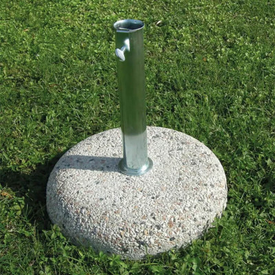 Base ombrellone palo centrale diametro tubo 58 mm
