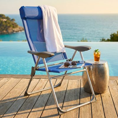 sdraio mare prendisole pieghevole in alluminio cm 59 x 60 x 109 h