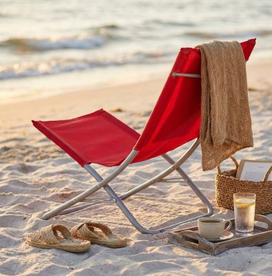 spiaggina prendisole pieghevole colori casuale cm 49 x 43x32/55 h