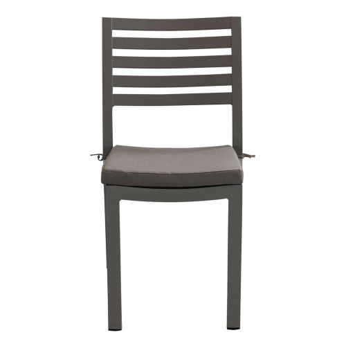 DEXTER - set tavolo in alluminio cm 200/300 x 100 x 74 h con 6 sedie Dexter